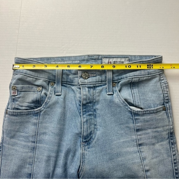 AG Denim The Farrah Skinny Ankle High Rise Destroyed Hem 26R BW19188 - Picture 11 of 15